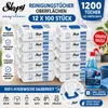 Sleepy Easy Clean Oberflächenreinigungstücher – 12x100 Blau Produktbild-Vorschau 1