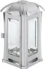 MOLL Grablaterne Edelstahl mit Glas matt 14x14x24cm inox Produktbild-Vorschau 1