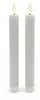 Candele a bastoncino LED Relaxdays, set da 2, A x P: 25 x 2 Anteprima dell’immagine prodotto 1