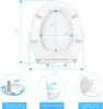 Coree TS13 Toilettensitz， Toilettendeckel WC Sitz mit Produktbild-Vorschau 3