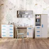 Regal Jonas III 80 3S1D 05 Griffenfarbe: BLAU Náhľad obrázku produktu 7