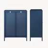 Sideboard ’Säkylä’ Stahl mit 2 Glastüren geriffelt 84 x 64 Produktbild-Vorschau 8