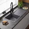 Reginox Granit-Spülbecken mit Abtropffläche, Becken links Produktbild-Vorschau 9