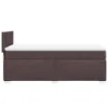 Möbel Boxspringbett mit Matratze Dunkelbraun 90x200 cm Produktbild-Vorschau 11