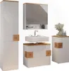Vicco Badmöbel-Set Eden, 4 Teile, Weiß/Artisan-Eiche Produktbild-Vorschau 5