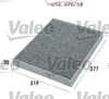 Filter vzduchu v kabíne s aktívnym uhlím 278mm VALEO pre VW Náhľad obrázku produktu 4