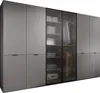 Drehtürenschrank mit Schubladen Falttürenschrank 6-türig Produktbild-Vorschau 1