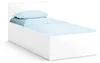 Bett SOFIA 80x200, weiß, Lattenrost, ohne Matratze Produktbild-Vorschau 2