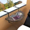 vidaXL Table suspendue pour balcon Mosaïque terre cuite et Voir les images du produit 2