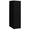 A black metal filing cabinet with wheels is shown from a side angle against a white background. Anteprima dell’immagine prodotto