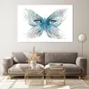 Bilder auf glas - Illustration Gesicht Schmetterling Wimper Produktbild-Vorschau 7