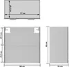 vidaXL Hängeglasschrank Betongrau 60x31x60 cm Holzwerkstoff Produktbild-Vorschau 8