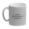 Glitzer-Kaffeebecher mit ironischem Spruch, gezeichnetem Produktbild-Vorschau 2