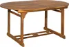 Möbilia Gartentisch oval | 150 x 100 cm | ausziehbar | Produktbild-Vorschau 1