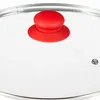 Emaillierte Bratpfanne mit Deckel, Aluminium, rot, Stärke Produktbild-Vorschau 4