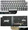 Trade-Shop Original Laptop Tastatur Deutsch QWERTZ Silber Produktbild-Vorschau 1