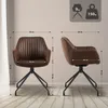 Esszimmerstuhl Welby Vintage - dunkelbraun Produktbild-Vorschau 3