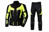 Motorradanzug Herren Set Schwarz Neon Racing Biker Jacke Produktbild-Vorschau 1