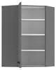 Küche NESSA Eckhängeschrank 60X60 Anthrazit Küchenzeile Produktbild-Vorschau 2