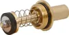 A close-up studio shot of a brass valve component with a spring and rubber seals. Anteprima dell’immagine prodotto