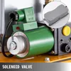 A close-up view of a solenoid valve and a foot pedal, likely part of a hydraulic system. Náhled obrázku produktu