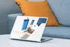 MuchoWow® Laptop Aufkleber Sticker Cover Architektur - Blau Produktbild-Vorschau 4