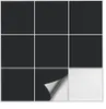 Kiwistar Fliesenaufkleber Schwarz Seidenmatt - 19,5 x 19,5 Produktbild-Vorschau 1