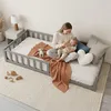 Lit D'Enfant 90x200 cm Lit Montessori avec Barriere en Bois Voir les images du produit 9