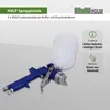 2x HVLP Spraypistole Lackierpistole Set Druckminderer Produktbild-Vorschau 2