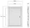 ADGO - Revisionsklappe 25x40 Revisionstür, Metall - Weiß, Produktbild-Vorschau 8