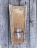 Wandkerzenhalter Echt Antiker Dachziegel mit Glas Windlicht Produktbild-Vorschau 3