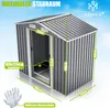 KESSER® XL Metall Gerätehaus 4,2m³ mit Fundament | inkl. Produktbild-Vorschau 4