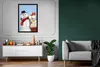 MuchoWow® Gerahmtes Poster Ein Schneemann mit Produktbild-Vorschau 5