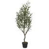 Olivenbaum 120 cm – Realistische Kunstpflanze im Topf – Produktbild-Vorschau 1