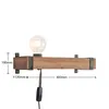 Lindby Wandleuchte Sverina, 40 cm, Holz, Stecker, E27 Produktbild-Vorschau 7