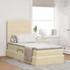 Bett mit Stauraum und LED mit LED Creme 90 x 190 cm Produktbild-Vorschau 3