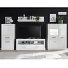 Wohnwand-Set BALVE-61 in weiß Hochglanz mit Highboard Produktbild-Vorschau 1