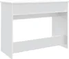 vidaXL Toaletný stolík so zrkadlom biely 100x45x76 cm Náhľad obrázku produktu 7