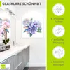 ARTland Glasbild Hortensien Größe: 30x30 cm Produktbild-Vorschau 2