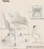 A diagram showing the dimensions of a chair, with a silhouette of a person to indicate scale. Produktbild-Vorschau