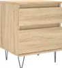 vidaXL Nočný stolík Sonoma Dub 40x35x50 cm odvodený výrobok Náhľad obrázku produktu 1