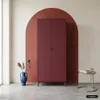 sweeek - Garderobe mit Holzdekor und Metall 2 Regale und 1 Produktbild-Vorschau 5