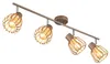 Plafondlamp Olin 4-lichts koffie bruin Productafbeelding-voorbeeld 1