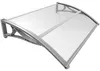 VOUNOT Vordach für Haustür 120 x 80 cm, Überdachung Haustür Produktbild-Vorschau 1
