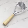 Kartoffelpresse aus Edelstahl mit Holzgriff, leichtes, Produktbild-Vorschau 9