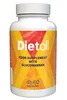 A white bottle of Dietoll food supplement capsules. Anteprima dell’immagine prodotto