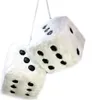 Hanging Plush Dice Car Pendant,Dice Plush Pendant,Car Náhled obrázku produktu 1