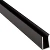 G03 LED Glaskantenprofil Kühlprofil Schwarz 2m Produktbild-Vorschau 2