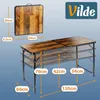 Vilde | Kempingový stůl výškově nastavitelný - 120x60 cm - Náhled obrázku produktu 5