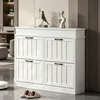 Armoire à chaussures Merax avec 4 portes battantes et 8 Voir les images du produit 3
